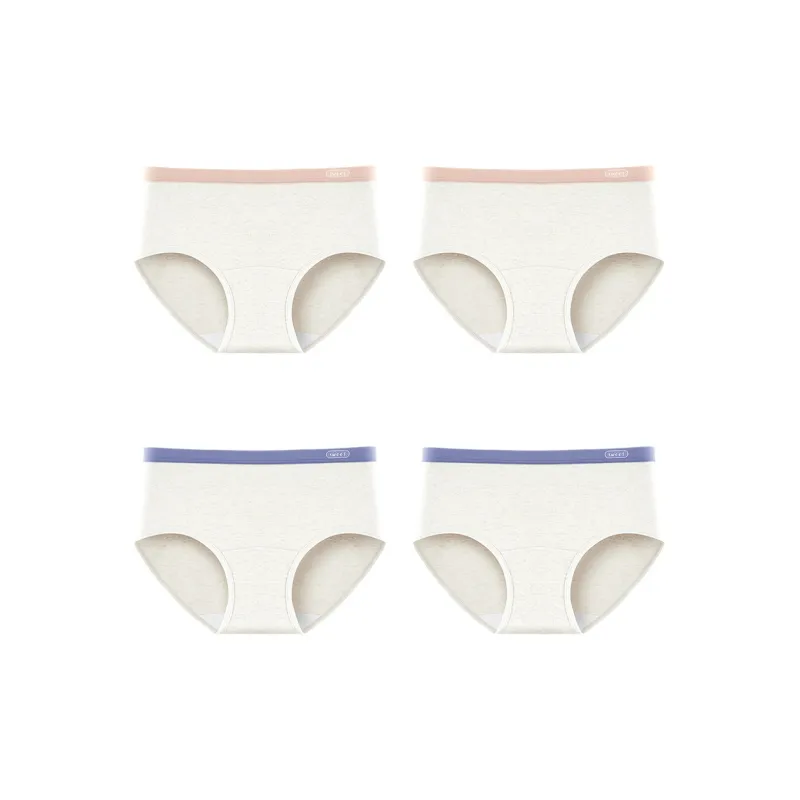 Flowers In Water Underpants Women's 4 Pack-14