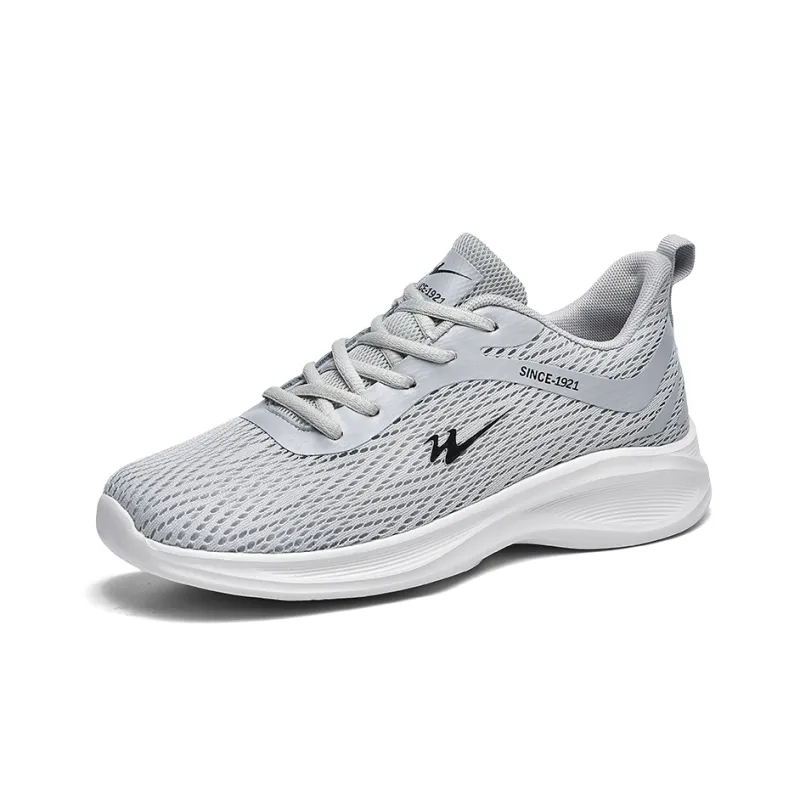DOUBLE STAR 88 Breathable And Lightweight Low Top Running Shoes Men's Gray-1
