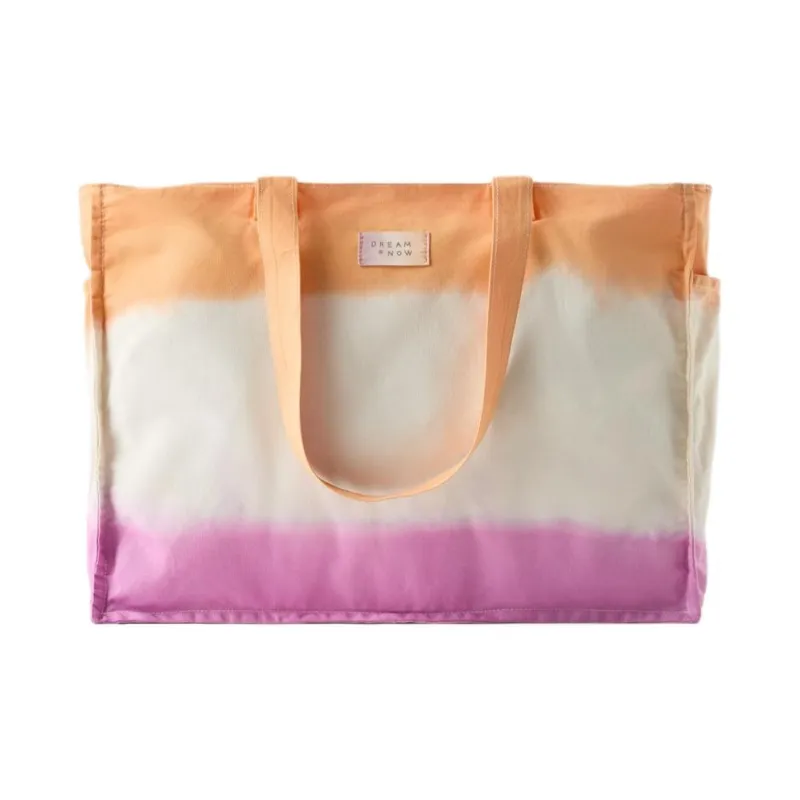ZARA Cotton Handbags Shoulder Bags Women's Rose Red-0