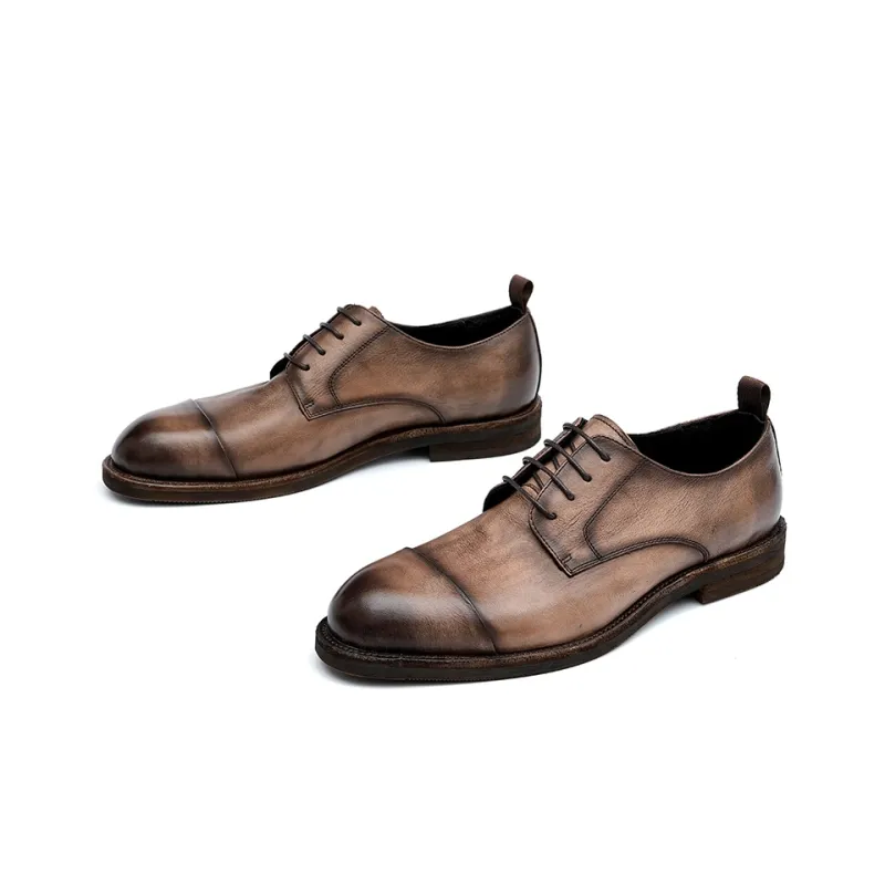 ASTON M.JAZZ Dress Shoes Men Low Top Black, Brown, Gray-10