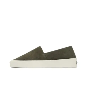 Fear Of God Anti Slip Wear Resistant Low Top Skateboard Shoes Unisex Olive Green