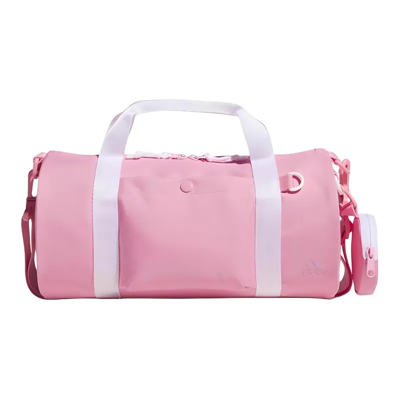 Adidas Polyester Small Bucket Bag Shoulder Bag Crossbody Bag Handbag Large Size Women's Pink-0