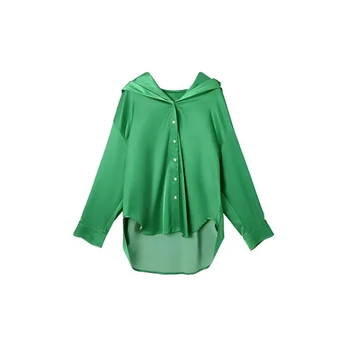 HERLAND Shirts Women's Green