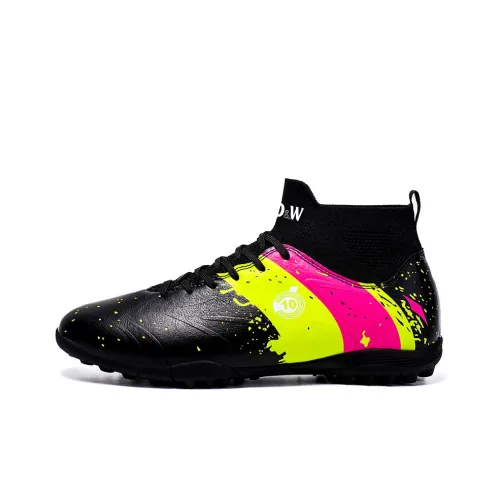 D&W TF Rubber Broken Studs Anti-Slip And Wear-Resistant Lightweight Soccer Shoes Unisex
