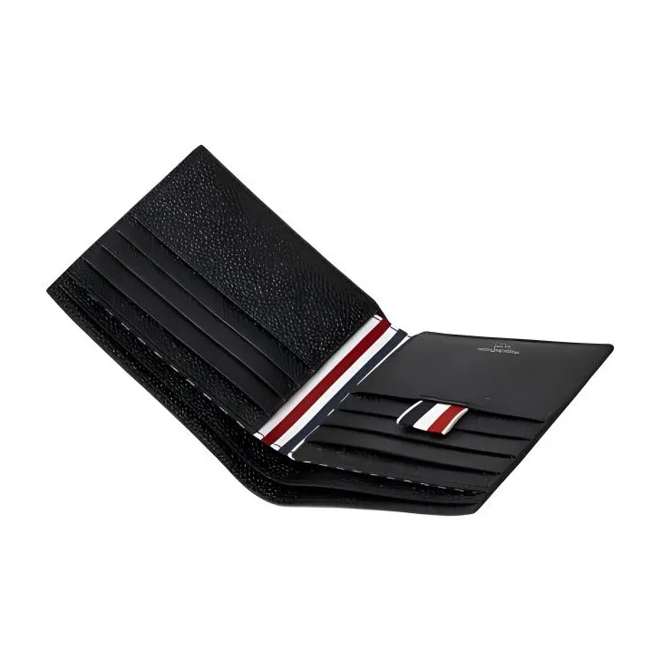 THOM BROWNE Pebble Textured Bifold Wallet-3