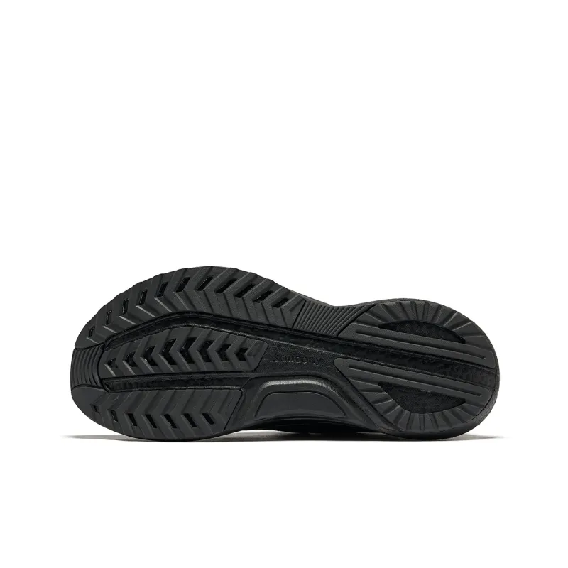Saucony MARSHAL Breathable Moisture Wicking Coverage Low Top Running Shoes Unisex Black-4