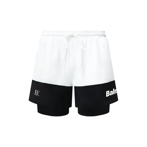 BALNEAIRE Swimming Shorts Men Dynamic Black And White