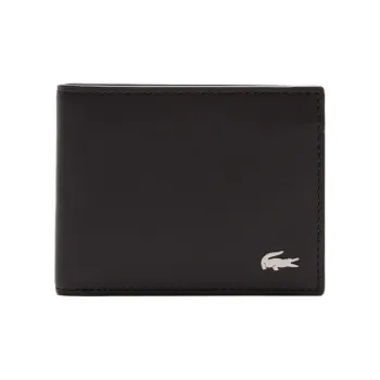 LACOSTE Calfskin Wallet Men's Dark Brown