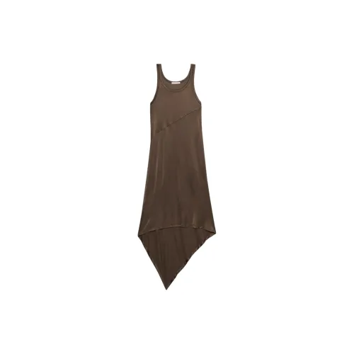 Helmut Lang Sleeveless Dresses Women's Brown