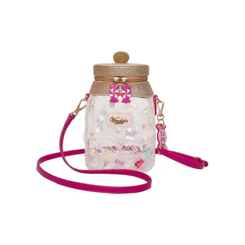 Vendula PU Shoulder Bag, Crossbody Bag Medium Size Women's Pink Multicolor