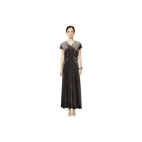 HERLAND Sleeveless Dresses Women's Dark Brown