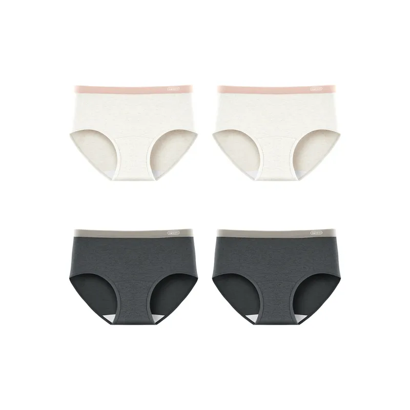 Flowers In Water Underpants Women's 4 Pack-19