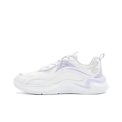 QIAODAN Running Shoes Women's Low-Top Jordan White/Ice Oxygen Purple