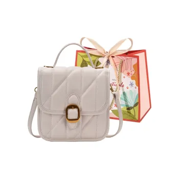 Cwatcun PU Double Shoulder, One Shoulder Handbag Regular Women's White/Black/Coffee