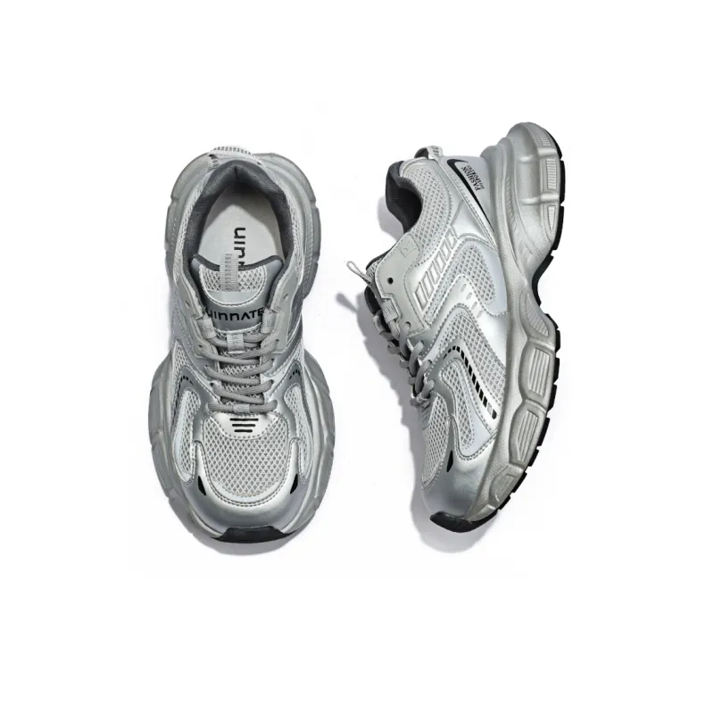 Uinnate Breathable Low-Top Chunky Sneakers Women's Purple-12