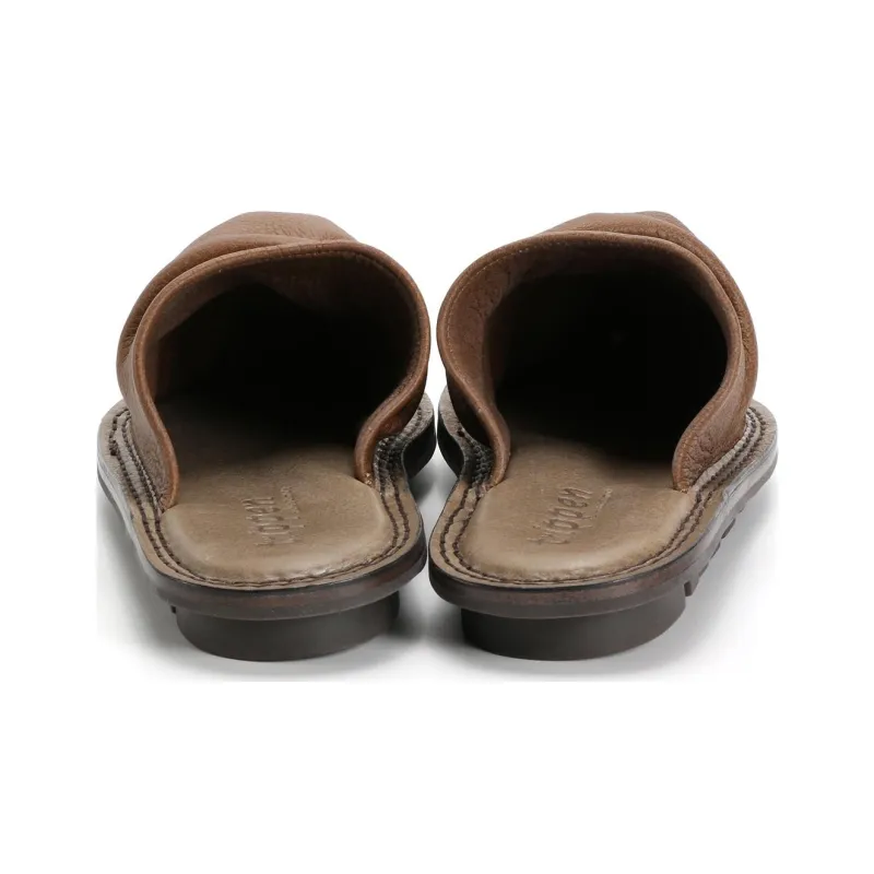 Trippen Wrap-toe Slippers Men's Brown-3