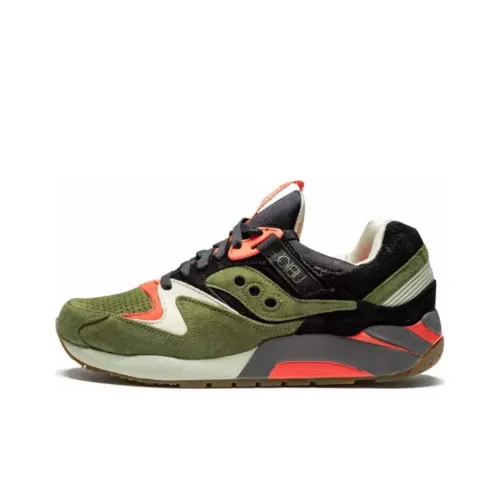 Saucony Grid 9000 Casual Shoes Unisex Low-Top Green/Black