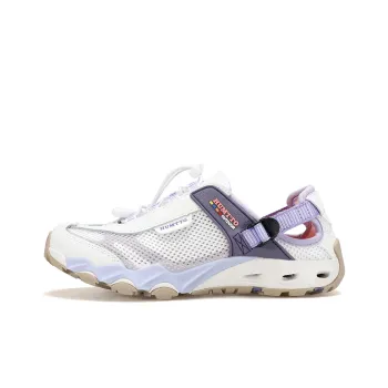 HUMTTO River Trekking Shoes Women's Ivory White With Light Purple