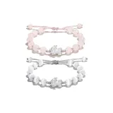 Pi Xiu Bracelets [White/Pink]