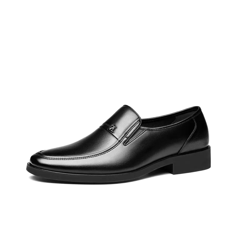 CHINT Dress Shoes Men Low Top Black-1