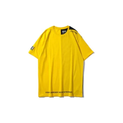 361° T-Shirts Men Yellow Oil/standard Black