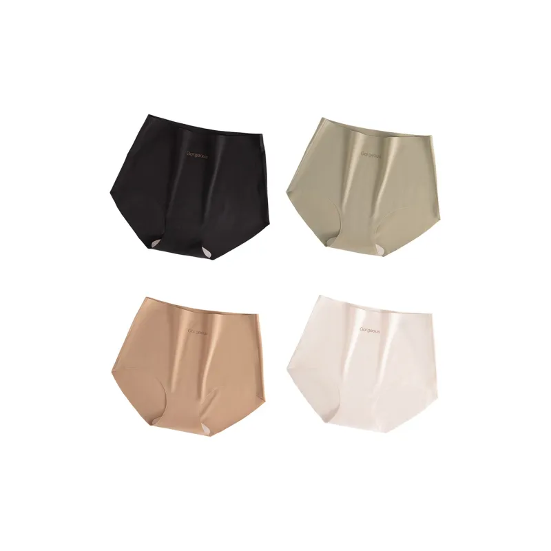 Flowers In Water Underpants Women's 4 Pack-8