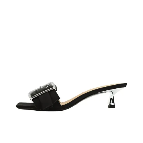 STELLA LUNA Slide Slippers 4.5cm Women's Black