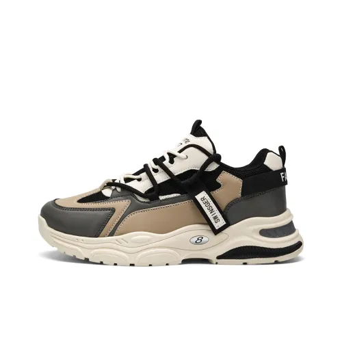 Swinsger Cushioning, Slip Resistant, And Abrasion Resistant Low Top Chunky Sneakers Men's