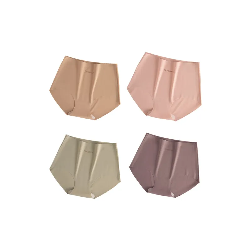 Flowers In Water Underpants Women's 4 Pack-15