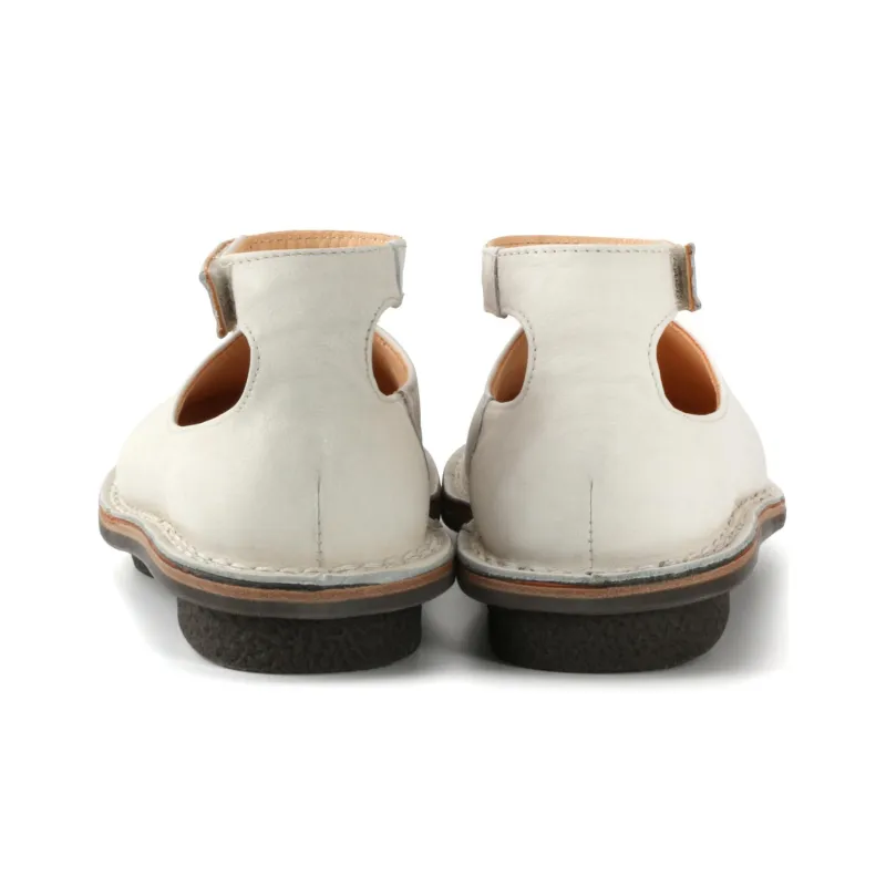 Trippen Closed Casual Single Shoes Women's White-4