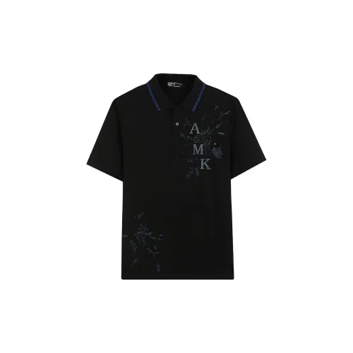 ANDREW MACKENZIE Polo Shirts Men Black