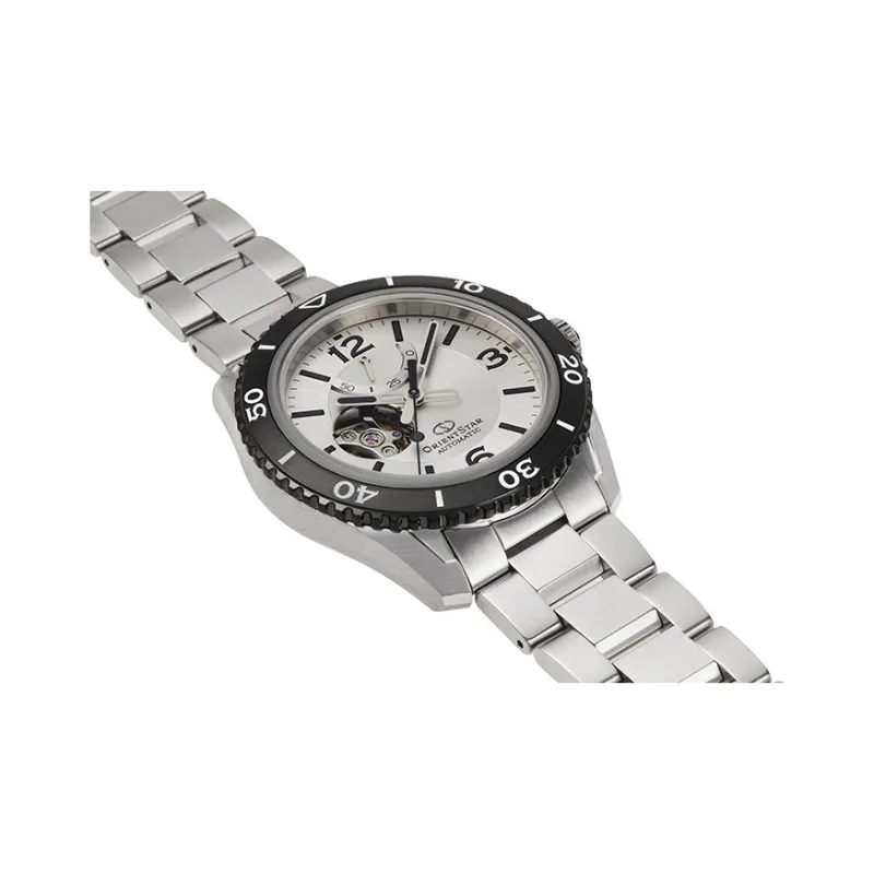 ORIENT STAR Automatic Mechanical Movement Stainless Steel Strap Watch Men's Watches Silver Dial-1