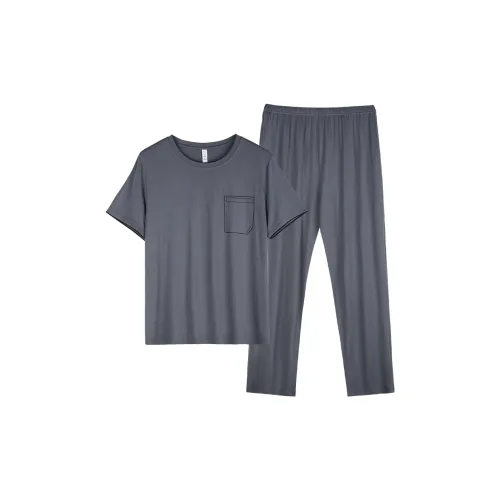 Xuan Liang Pajama Set Men's Paris Gray