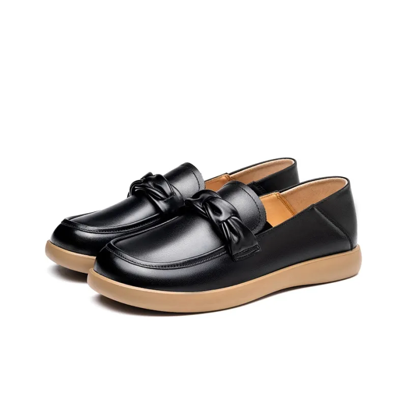 LAORENTOU Loafers Women's Black/Ecru-2