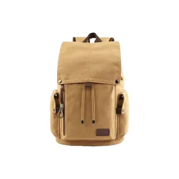 PULUWIRR Canvas Backpack Unisex Multicolor