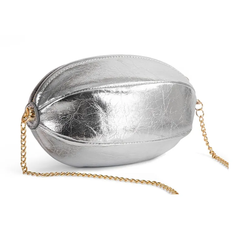 TOMATO&POTATO Cow Leather Crossbody Bag Regular Women's Silver/Black/Ecru/Pink-1
