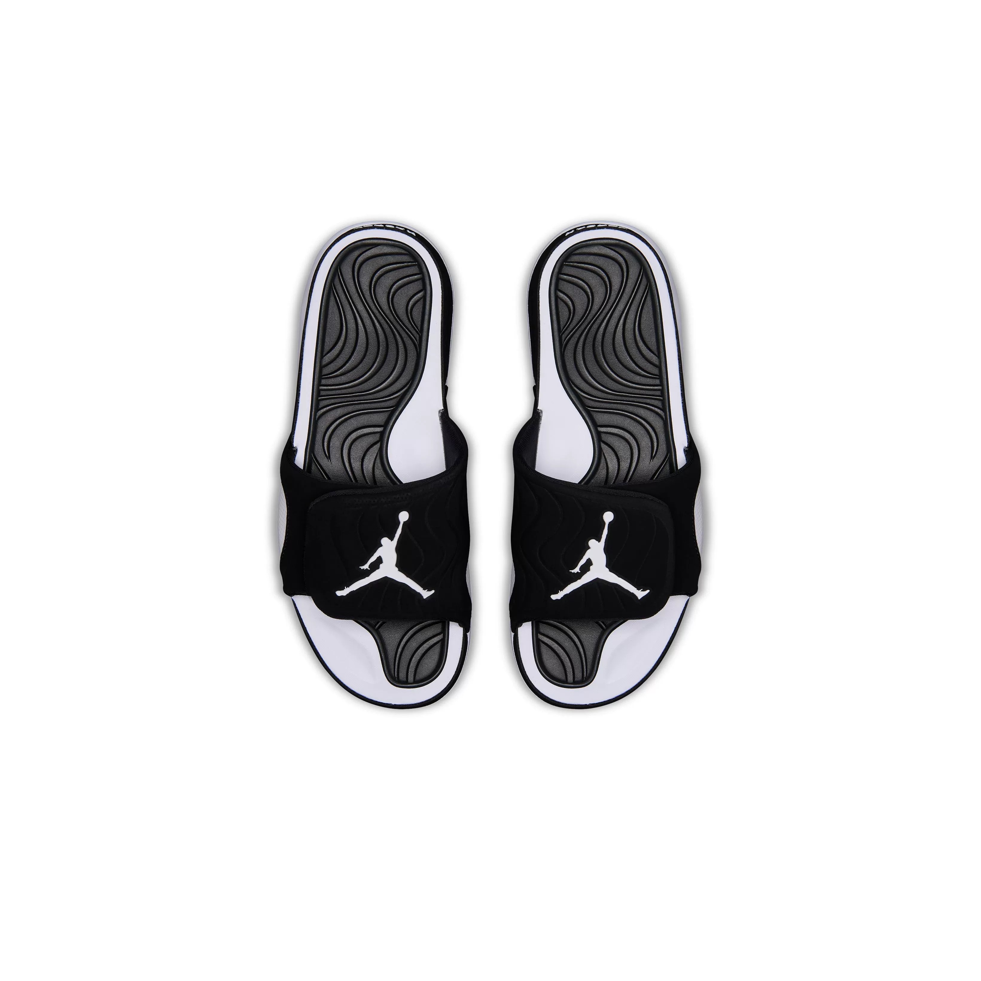 Jordan slides mens black online