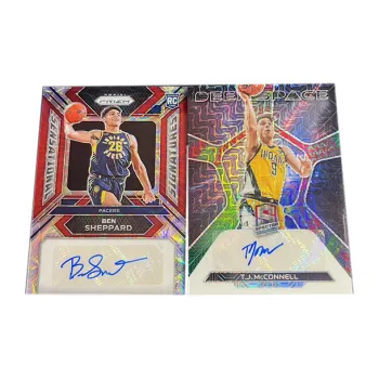 PANINI TJ McConnell Ben Shepard Star Card Pass Sports Cards 2 Pcs