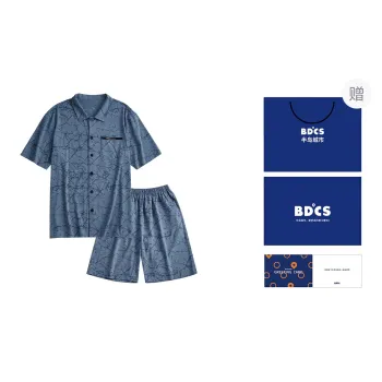 Peninsula City Pajama Set Men's Sea Coast Blue