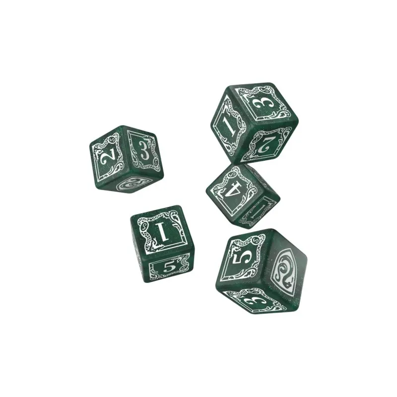 Q WORKSHOP Harry Potter Slytherin Green D6 Dice Board Games-1