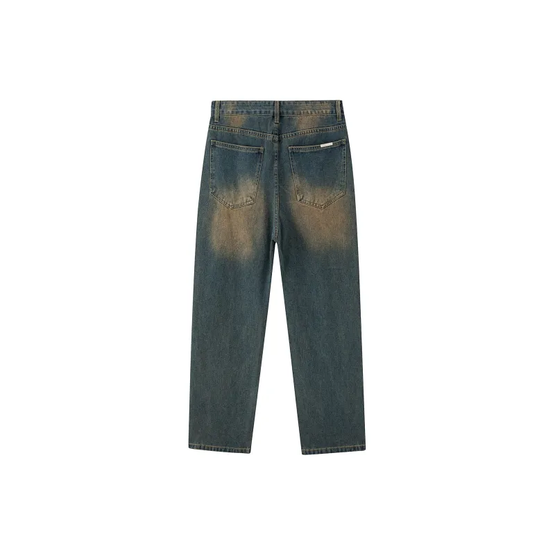 HELIPORT Jeans Unisex Yellow Mud-1