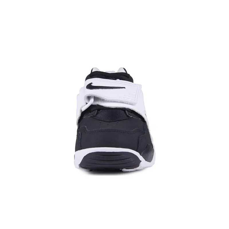 Nike Air Diamond Turf Cushioned Slip Resistant Mid Top Basketball Shoes GS Black White-2