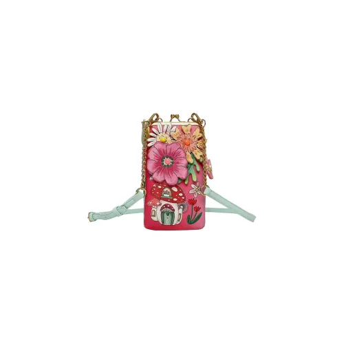Vendula PU Shoulder Bag, Crossbody Bag Small Size Women's Pink