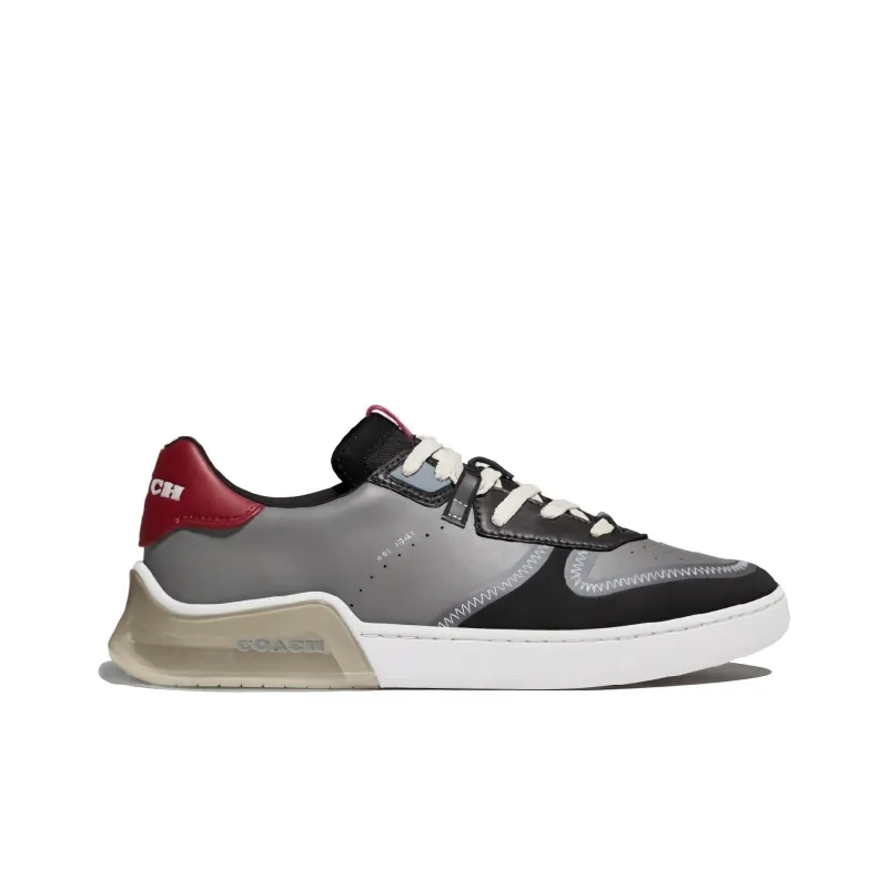 COACH CitySole Citysole Court Stylish Skateboarding Shoes Men's Black Gray-1