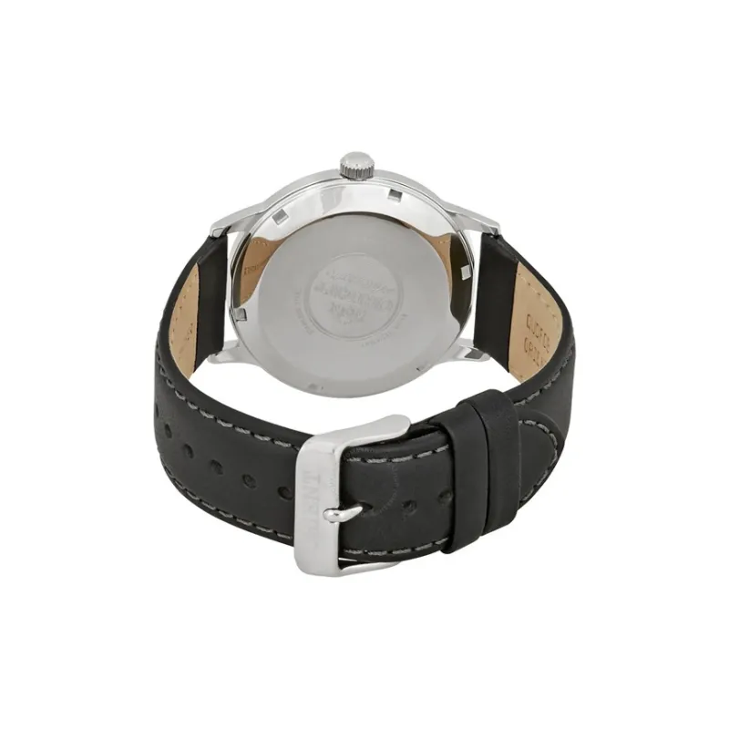 ORIENT Automatic Mechanical Movement Cow Leather Strap Watch Men's Watches Gray Dial-3