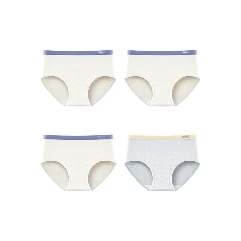 Flowers In Water Underpants Women's 4 Pack-22