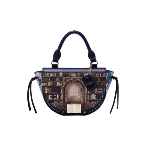Vendula PU Shoulder Bag, Crossbody Bag, Handbag Medium Size Women's Blue & Multicolor