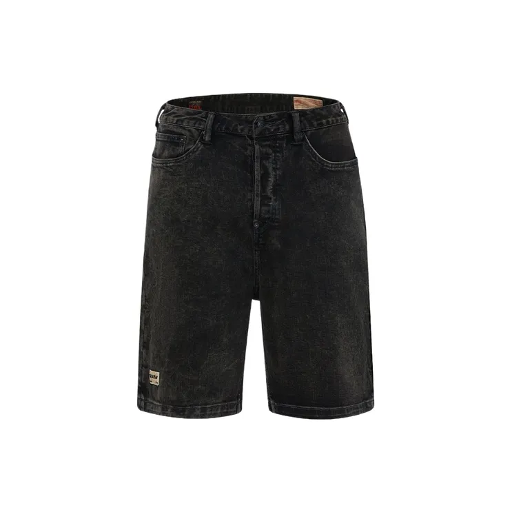 EVISU Denim Shorts Men Dark Umber-1