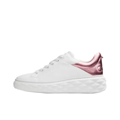 Jimmy Choo Diamond Low Top Casual Shoes Women's White