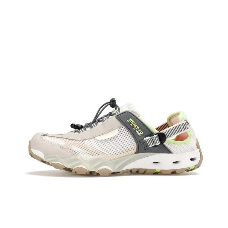 HUMTTO River Trekking Shoes Men's Beige Dark Gray-0